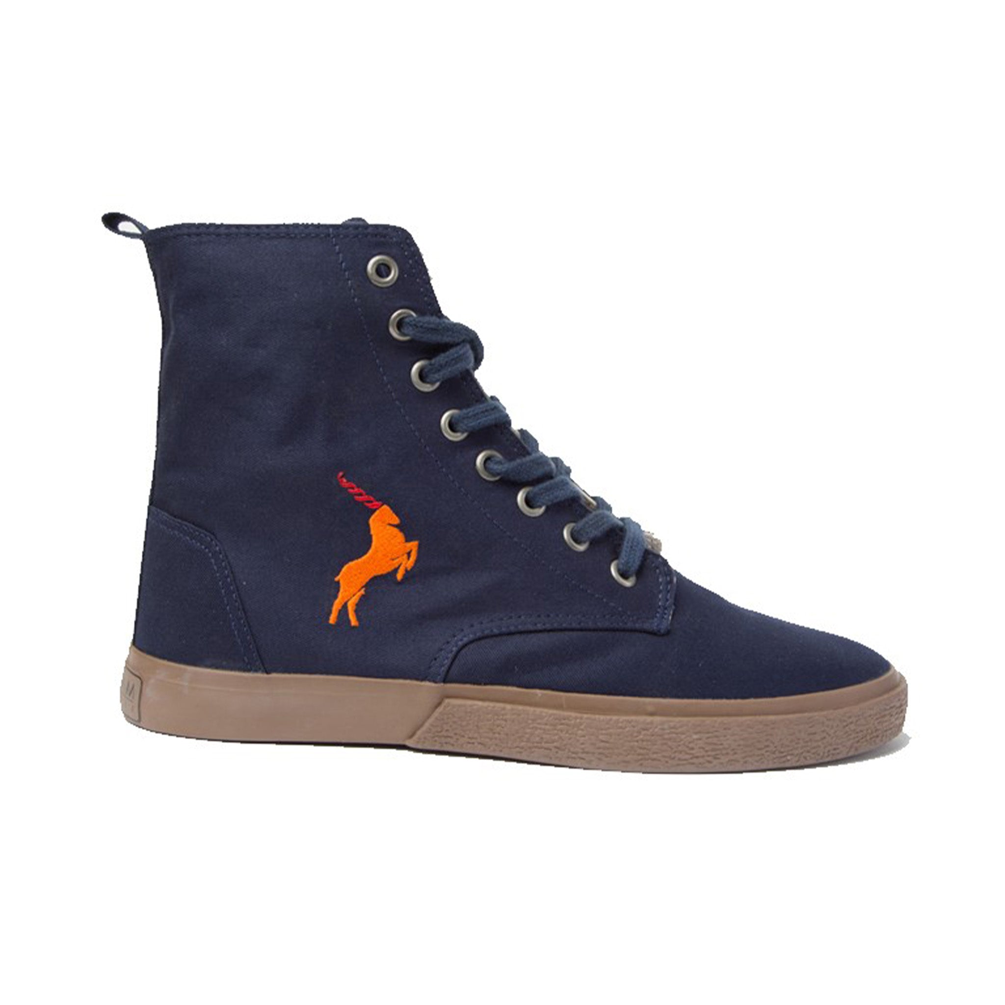 High Cut Performance Sneaker - Navy - Jango Mall
