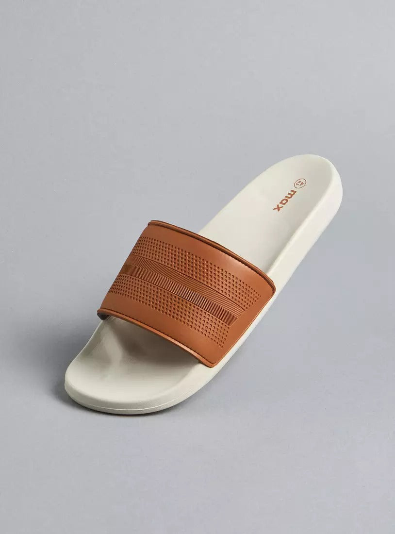 Max Textured Dual Density Men Slides