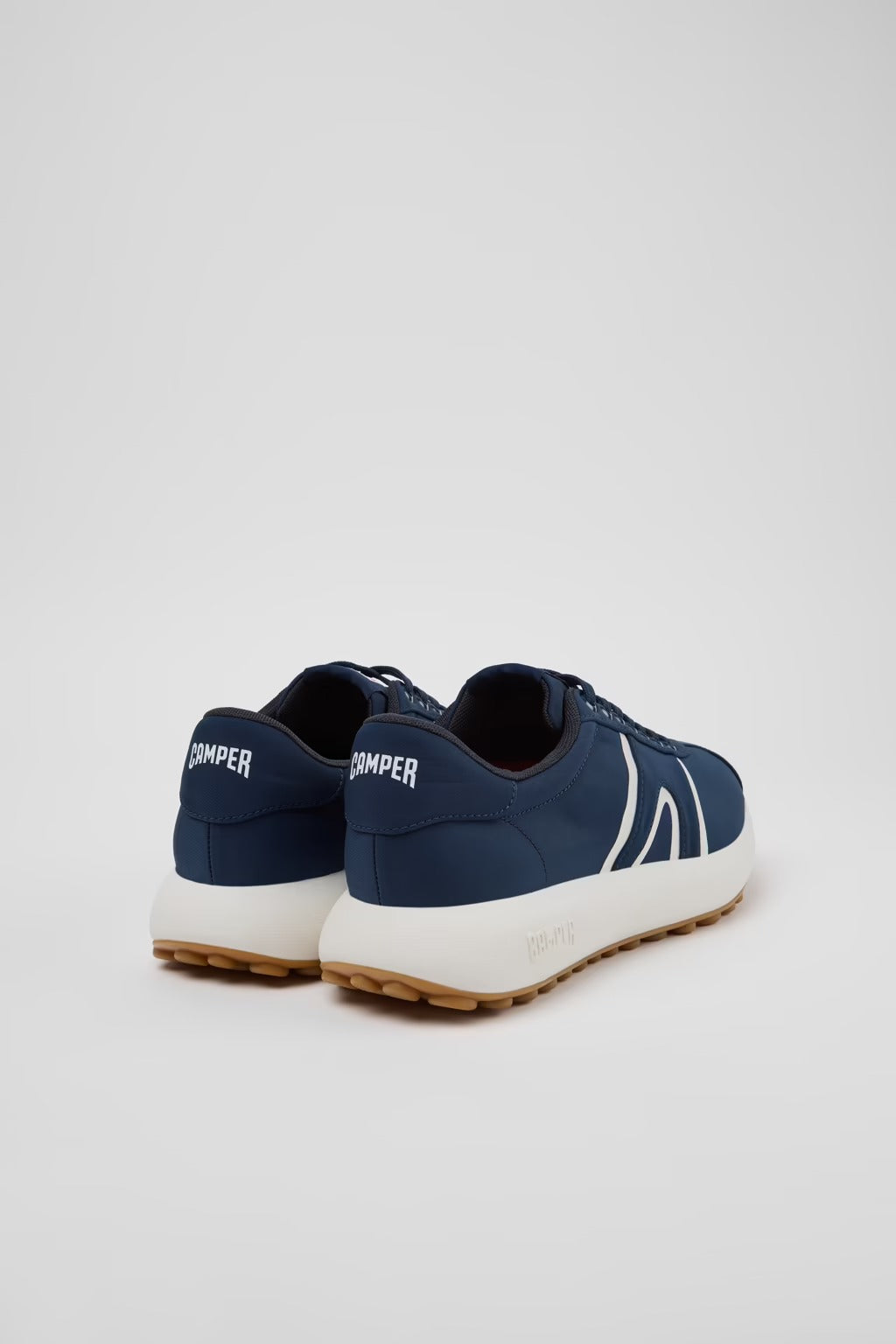 Camper Pelotas Athens Blue Textile Sneakers for Men.