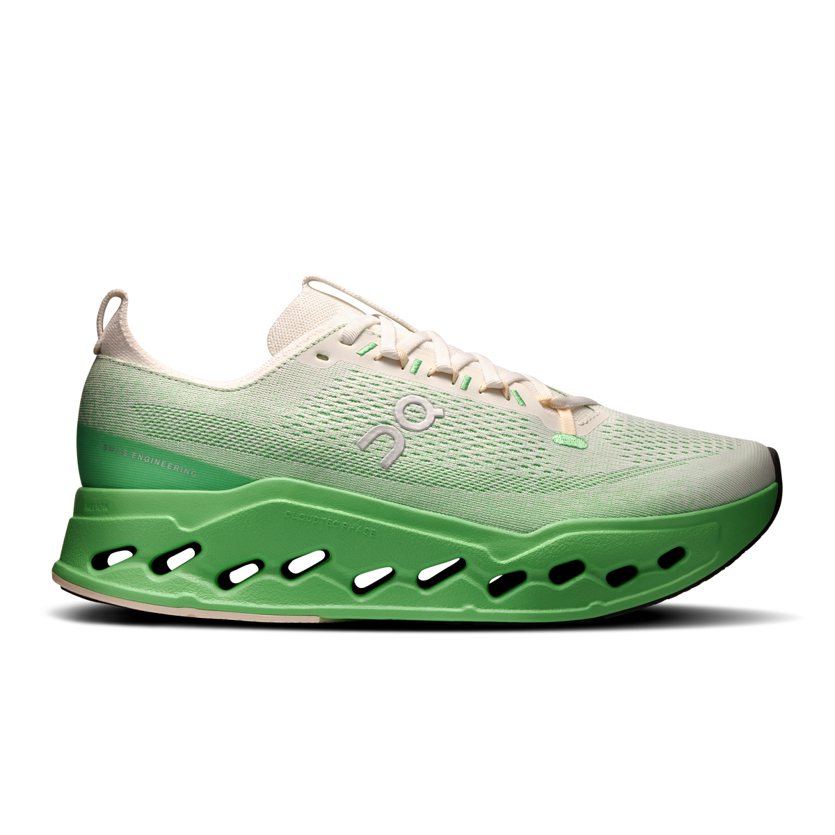 On Cloudsurfer Max Men's Running Shoes Ivory Honeydew - view 1
