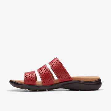 Clarks Kitly Walk Cherry Leather