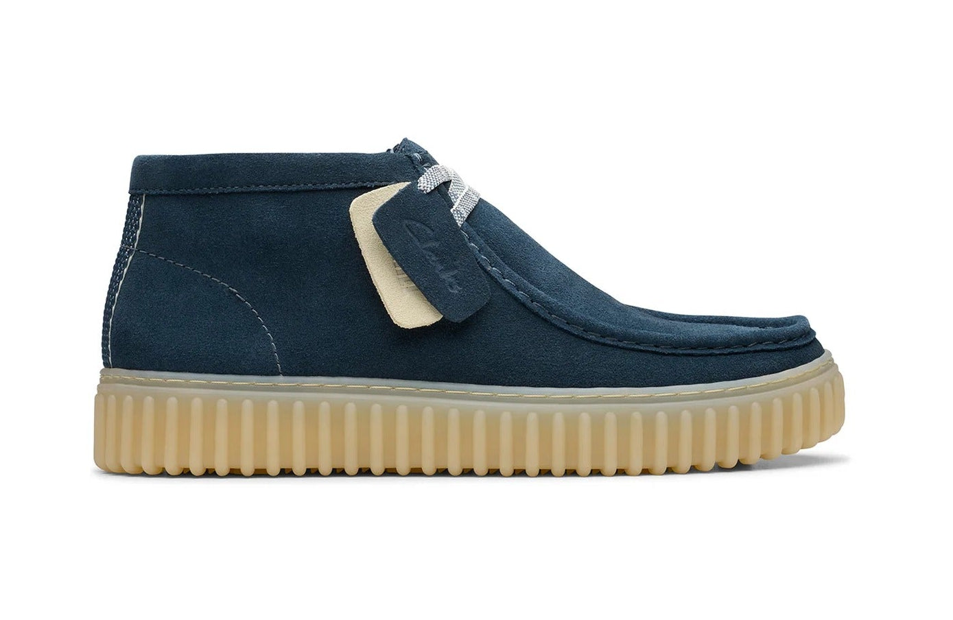 Clarks Blue Sued Hi Sneakers