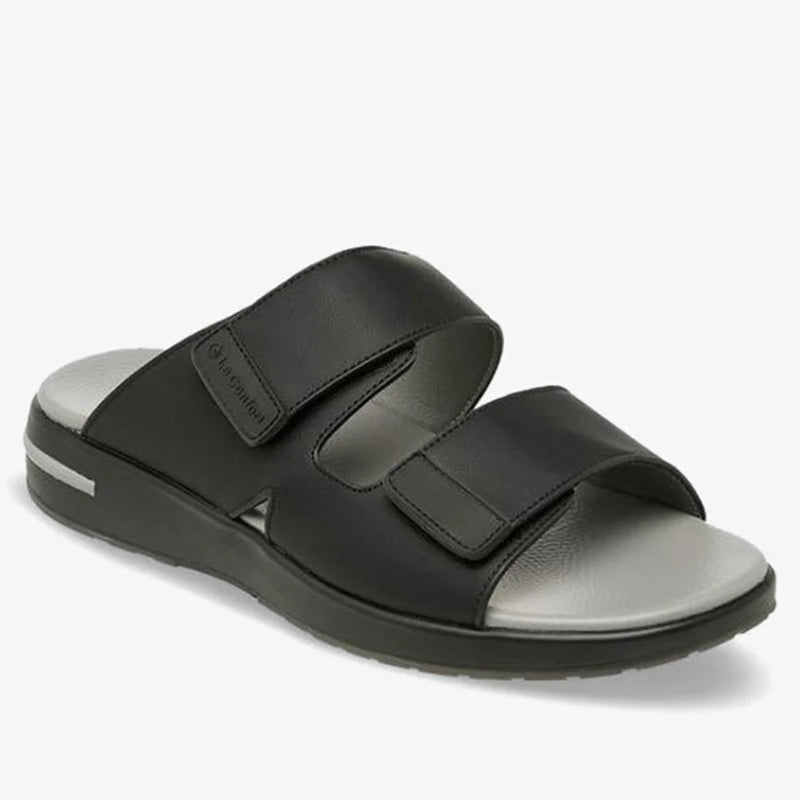 Le Confort Men Slip-On Comfort Black Sandals