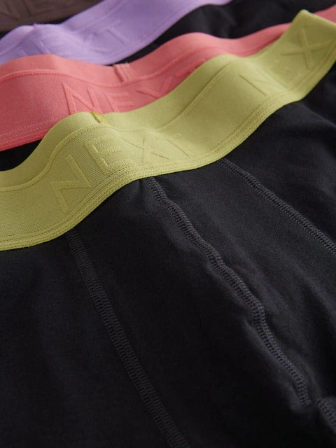 Multi color Textured Waistband Hipsters Boxers 8 Pack