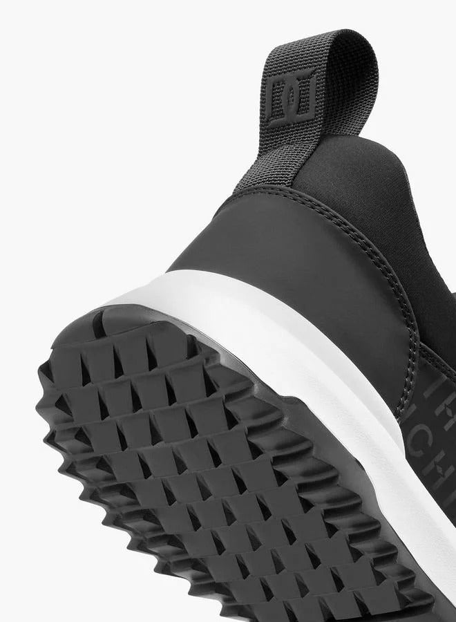 Duchini Mono Print Slip-On Sneaker BLK