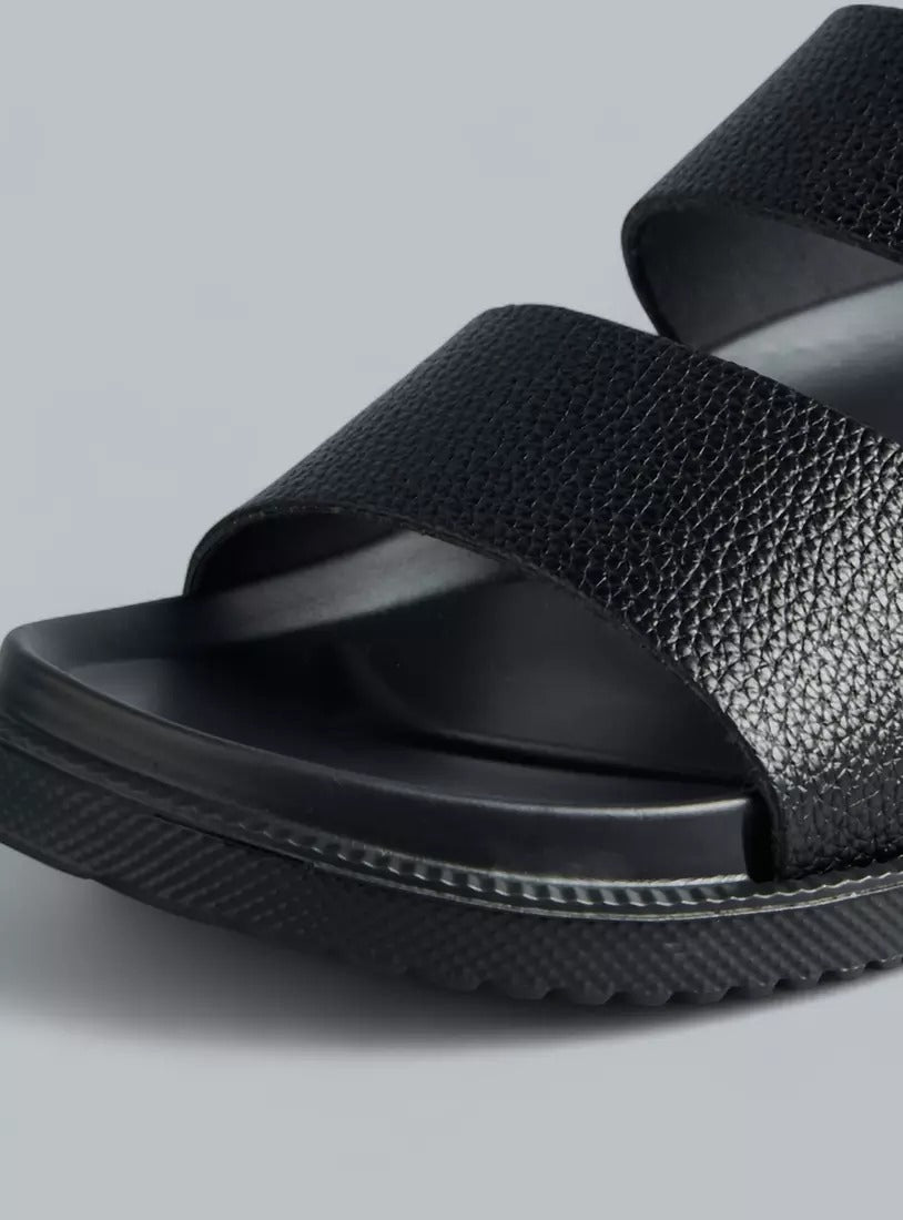 Max Double Strap Sandals Black