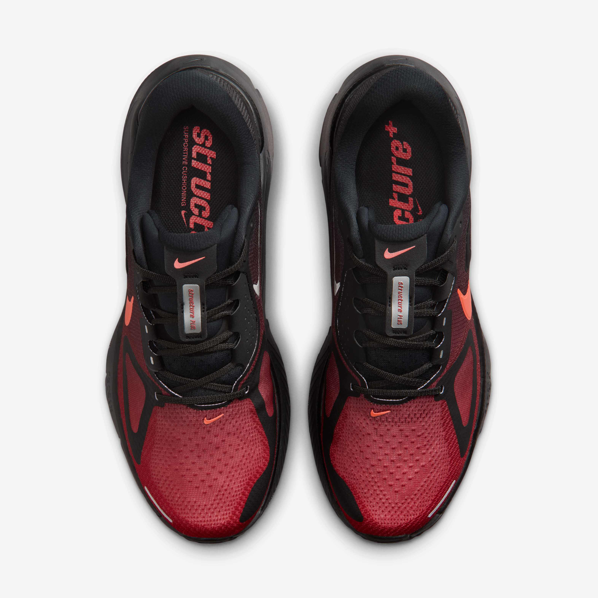 Nike Structure Plus Black University Red running shoes - view 4