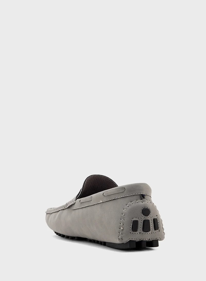 Robert Wood Casual Loafers Lt Grey