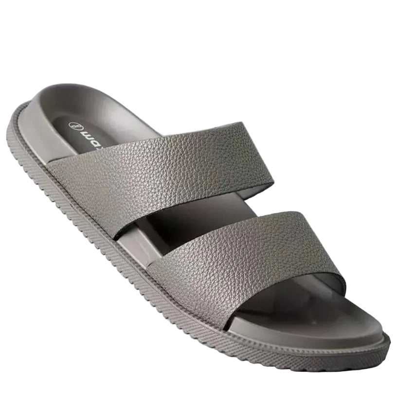 Max Double Strap Sandals Grey