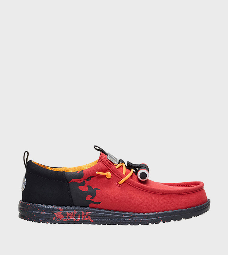 Hey Dude Wally funk Naruto Sage Mode Sneakers Men