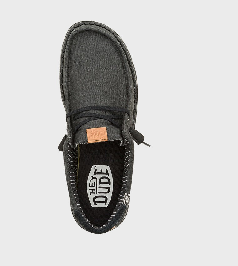 HEY DUDE Wally Elevated Logo Badge Slip-On Shoes