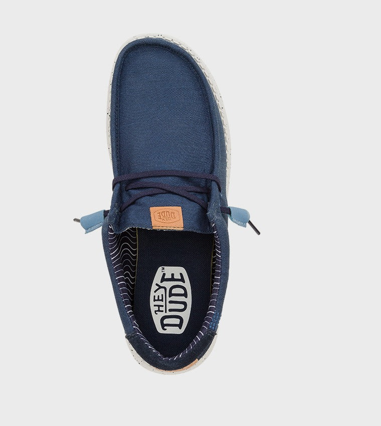 HEY DUDE Wally Elevated Logo Badge Slip-On Shoes