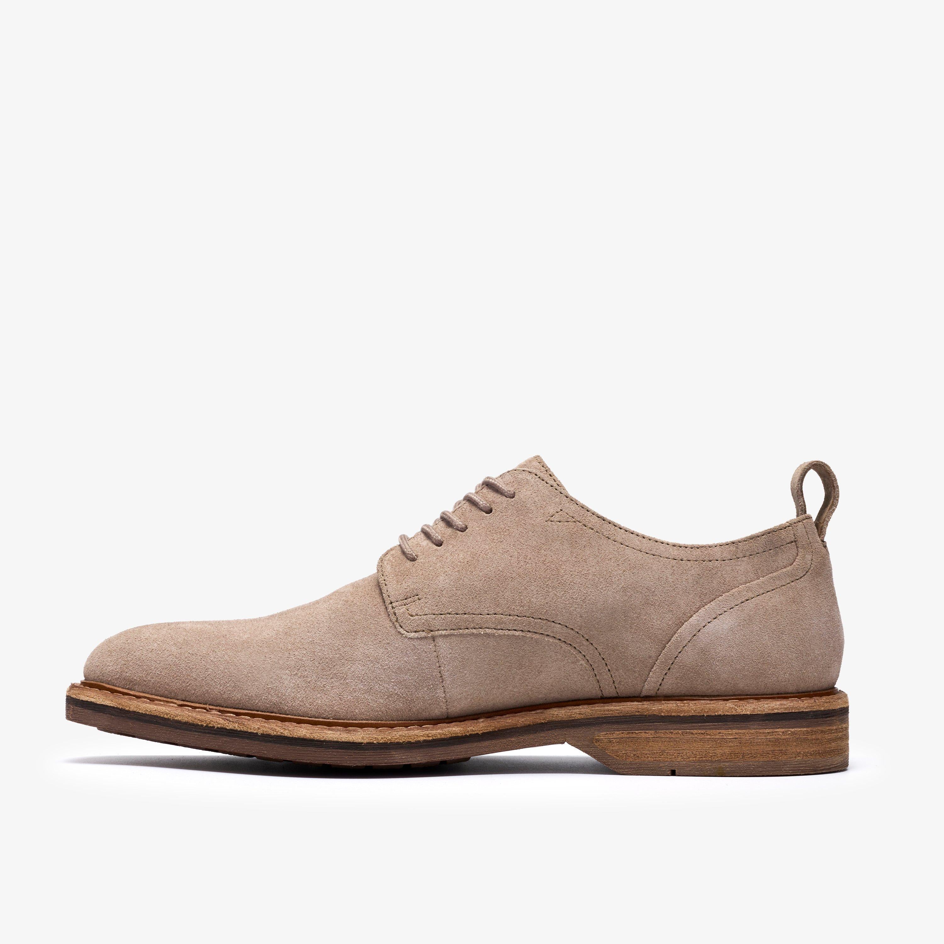 Clarks Aldwin Lace Suede Derby Shoes