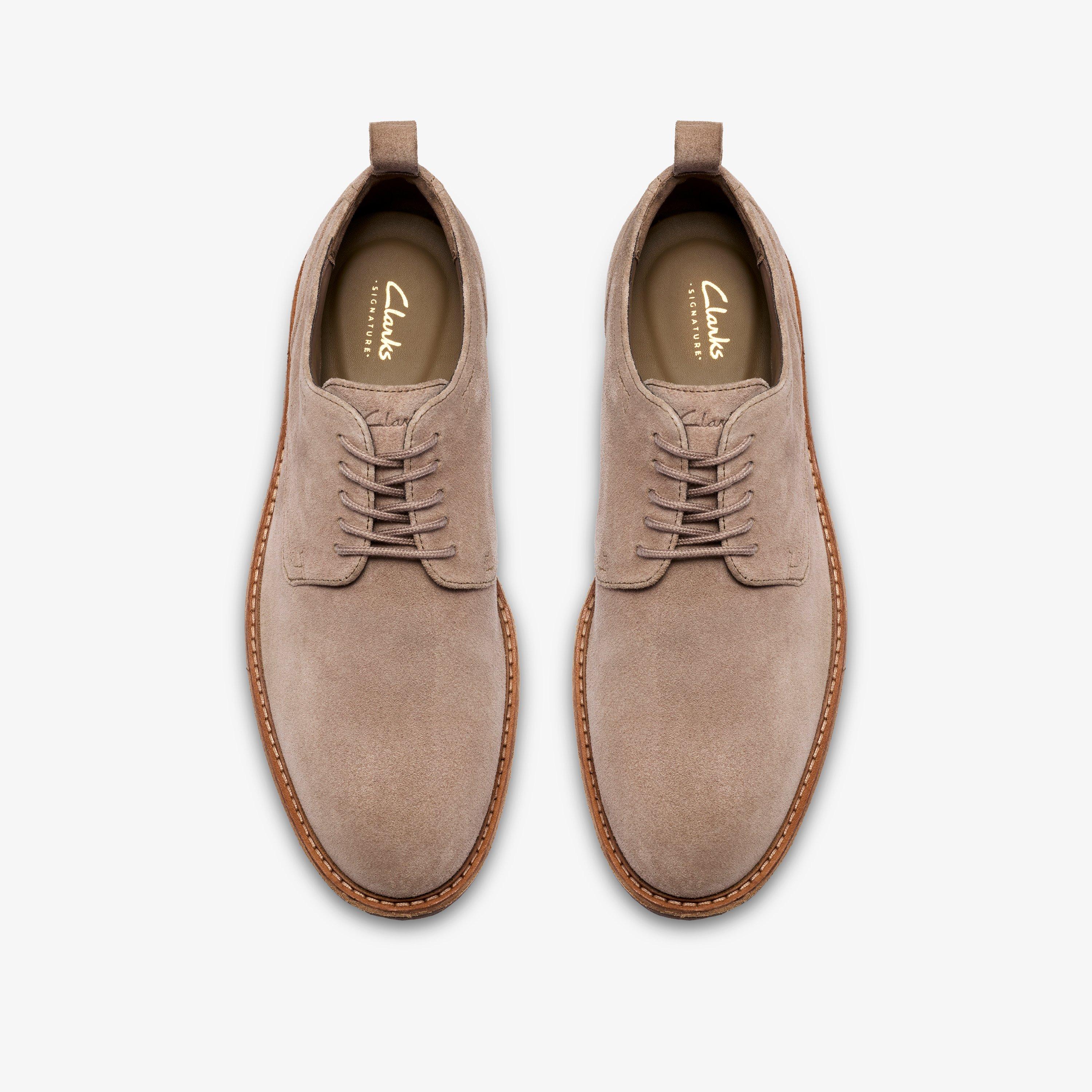 Clarks Aldwin Lace Suede Derby Shoes