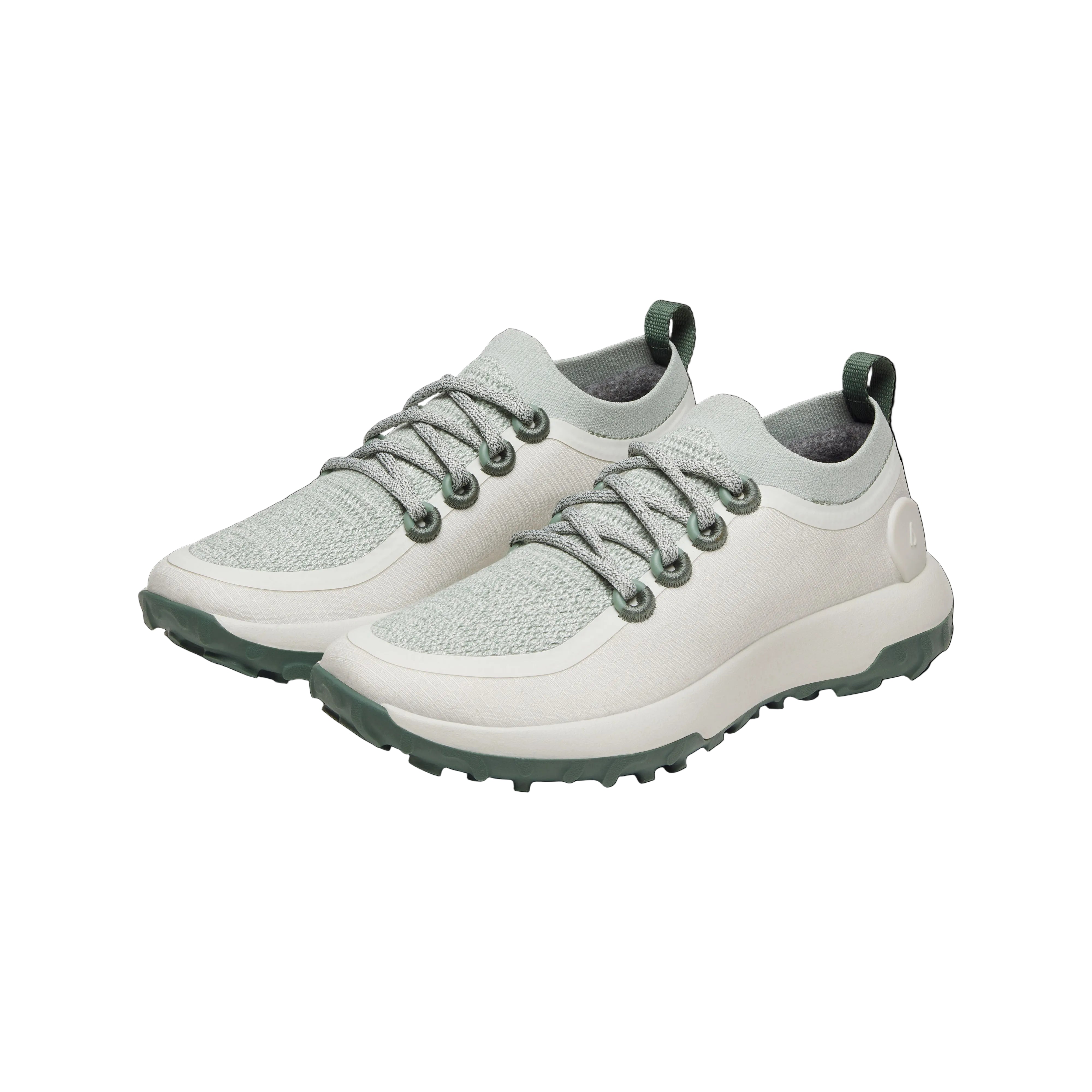 Allbirds Men's Trail Runners Parchment/Seagrass - Outdoor Shoes
