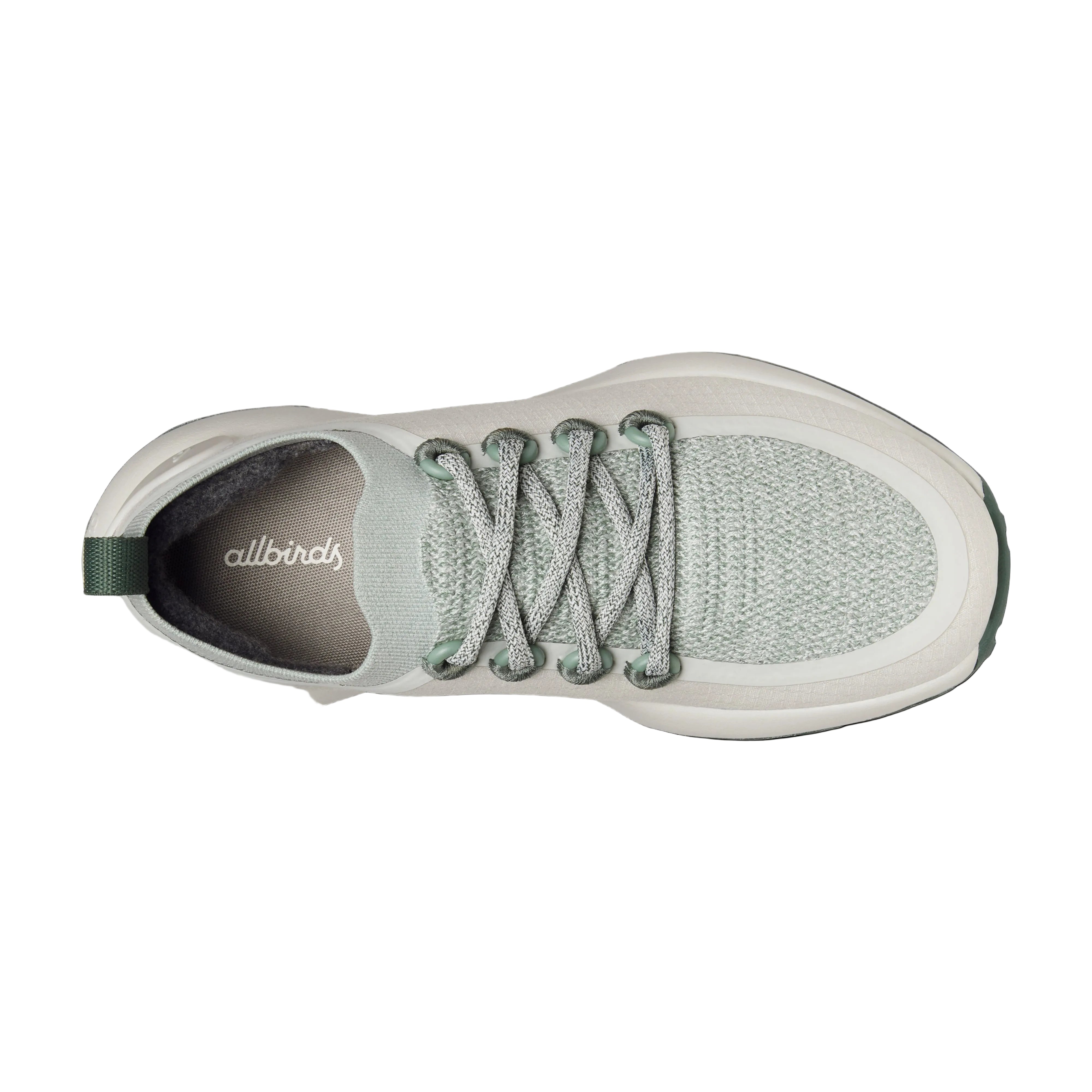 Allbirds Men's Trail Runners Parchment/Seagrass - Outdoor Shoes