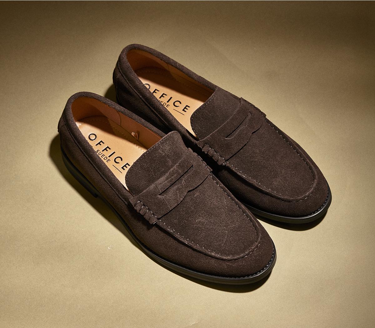 OFFICE Marcel Men's Penny Loafers Brown