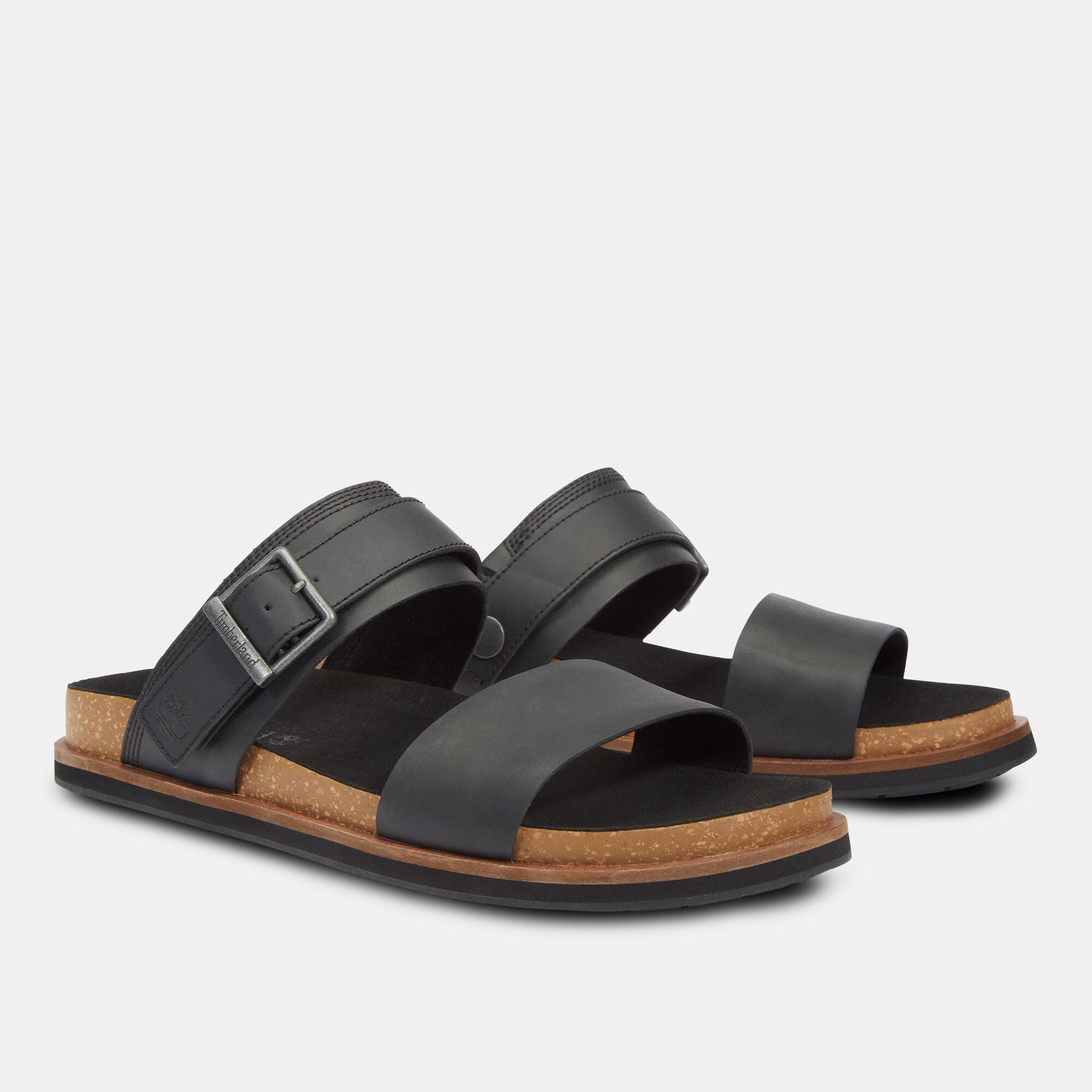 Timberland Men's Amalfi Vibes 2-Band Sandals Black