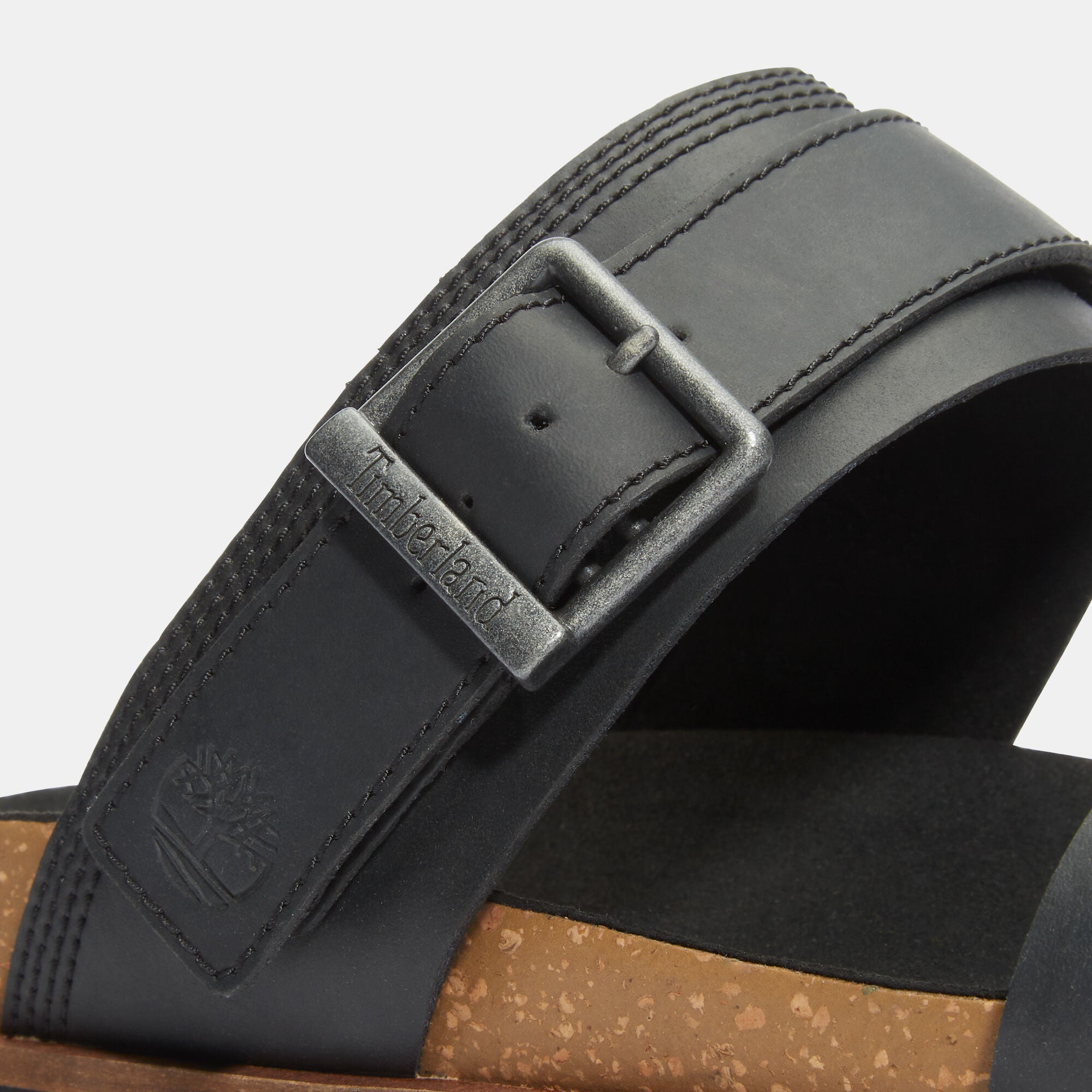 Timberland Men's Amalfi Vibes 2-Band Sandals Black