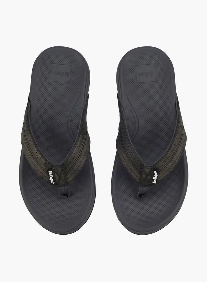 Lee Cooper Men Ergonomic Thong Slippers Grey Nw251017