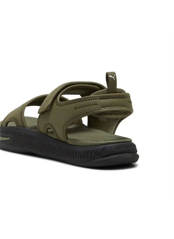 Puma Men Casual SoftridePro 24 Slides Olive Black