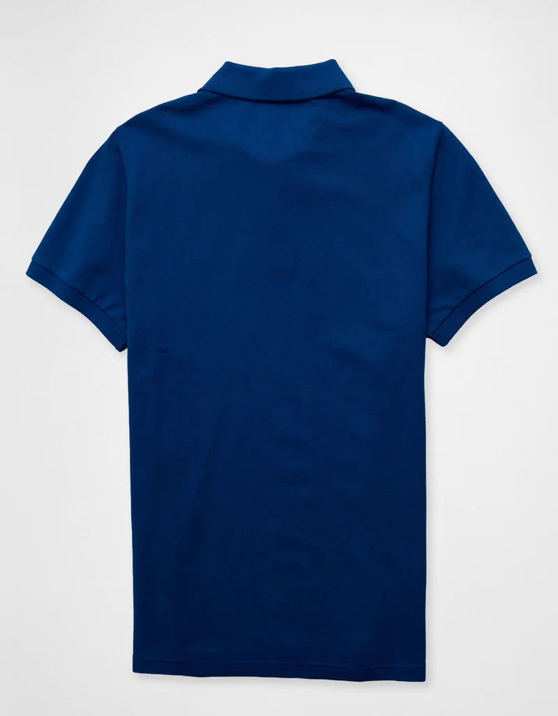 American Eagle AE Slim Flex Polo Shirt Men Stretch