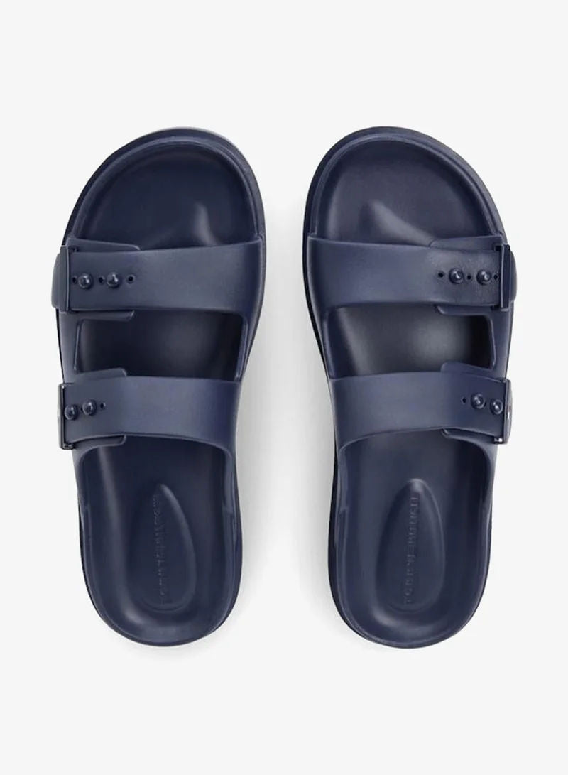 Tommy Hilfiger Desert Sky Lightweight Pin Buckle Serrated Pool Slides Men