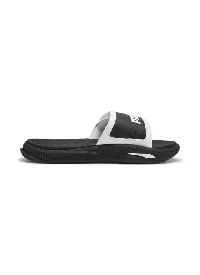 Puma Unisex Casual SoftridePro 24 V Slides White Black