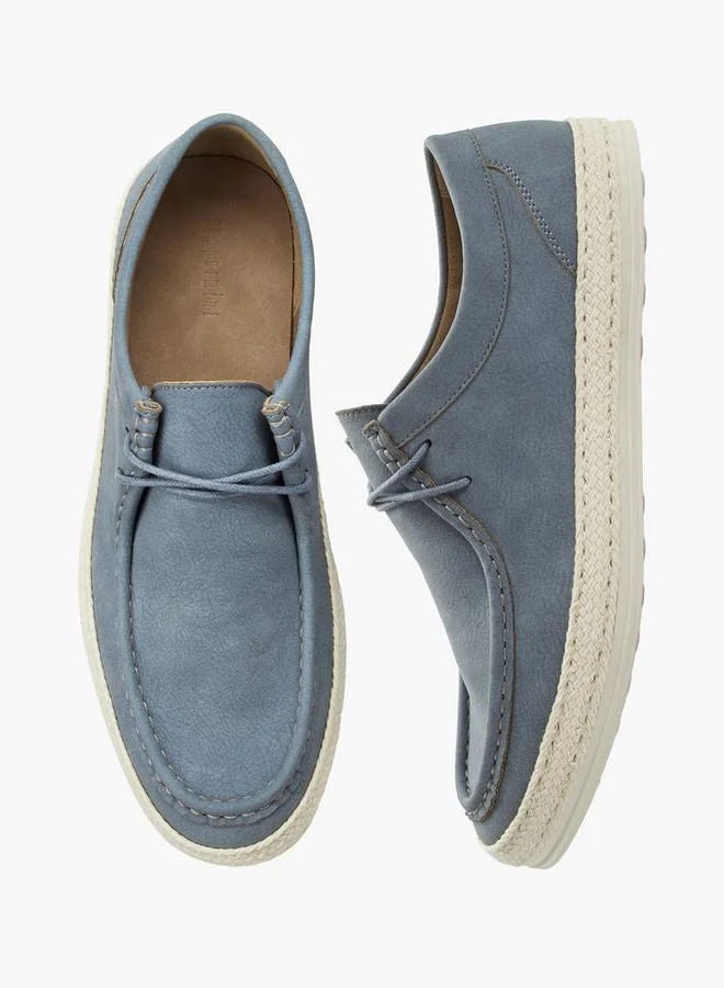Peppermint Men Lace-Up Espadrilles Blue