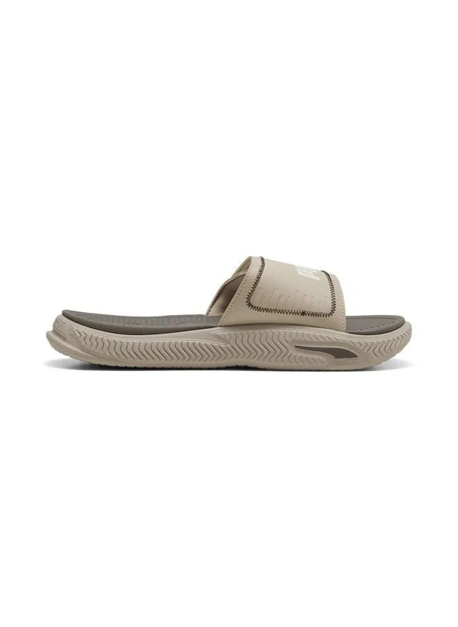 Puma Unisex Casual SoftridePro 24 V Slides Birch Matte Bronze Frosted Ivory