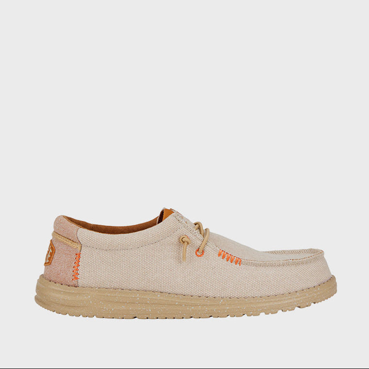 HEY DUDE WALLY Coastline Jute Slip-On Shoes Beige