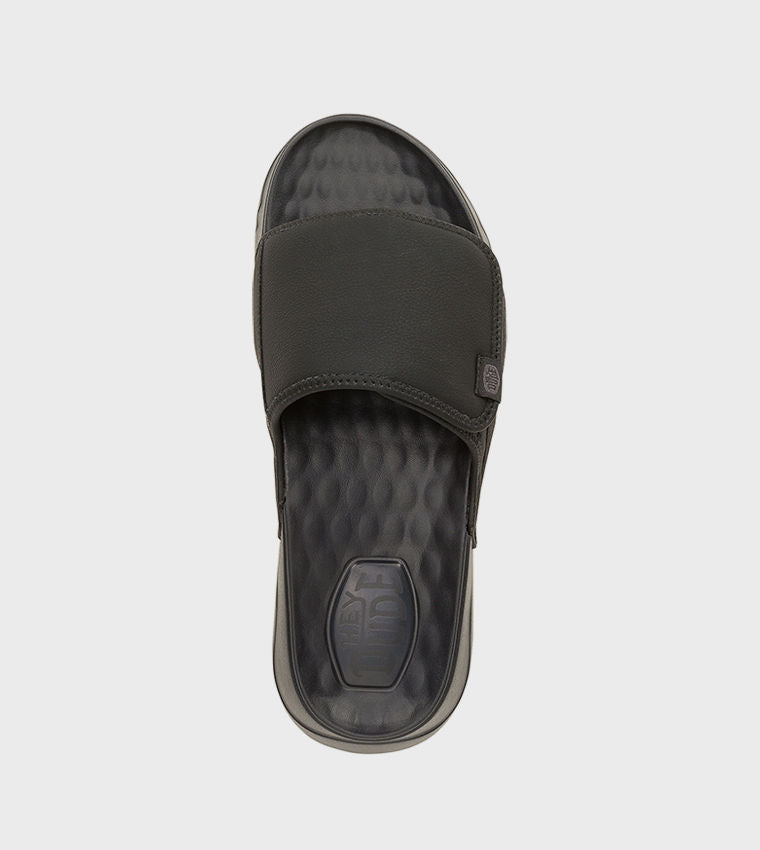 HEY DUDE SOUTH SHORE Classic Slides Soft Footbed Black