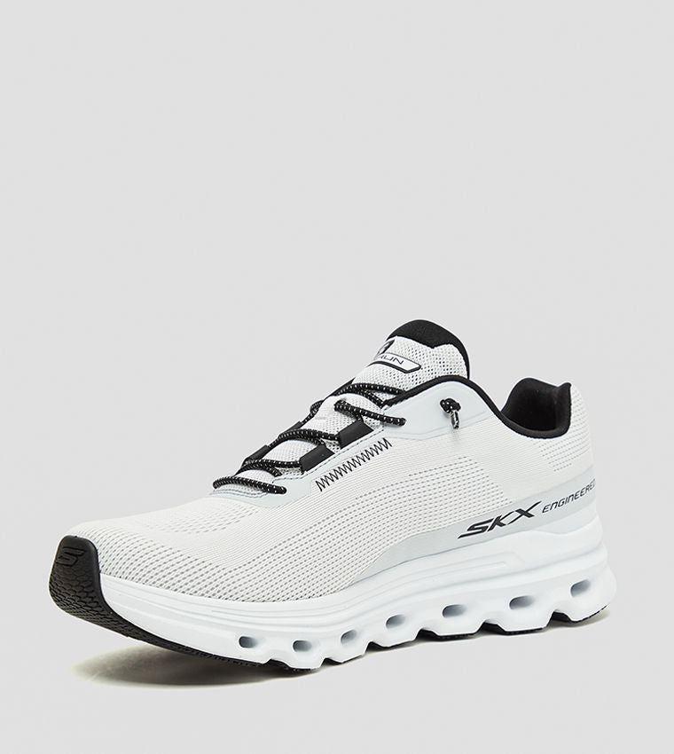 GO RUN GLIDE-STEP ARCH FIT Textured Lace-Up Shoes