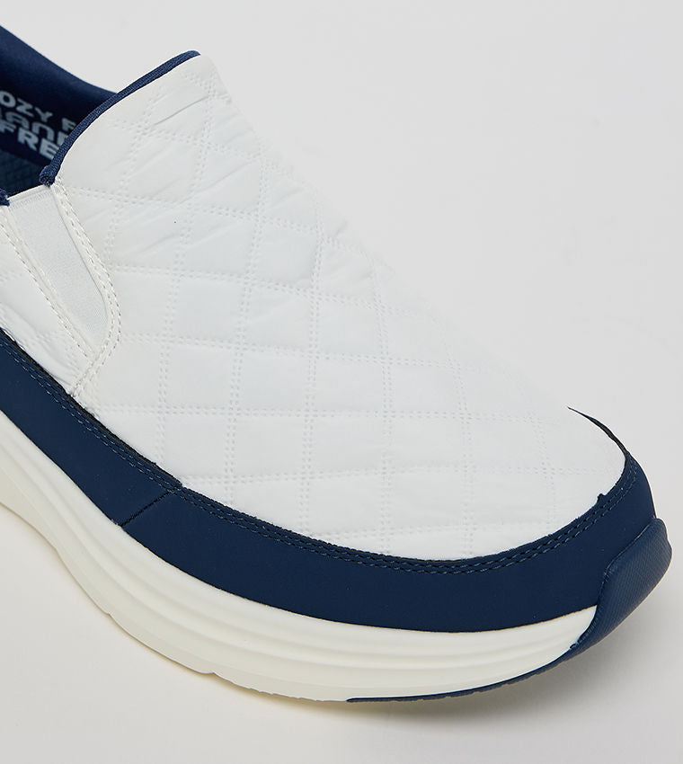 Skechers Men Casual CONTOUR FOAM Slip-On Shoes White 232620W-WNV