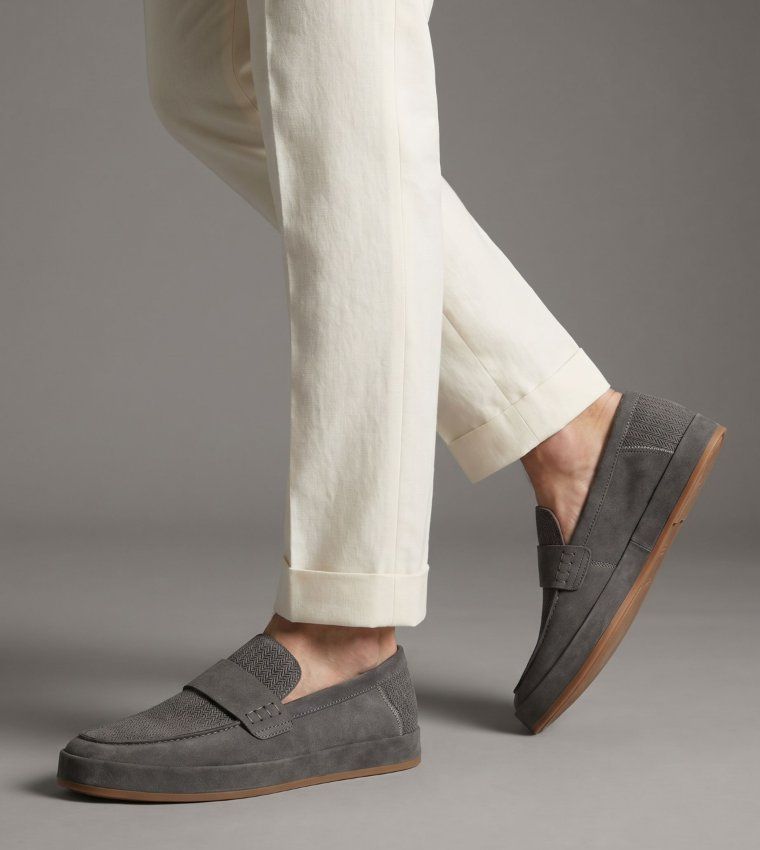 ARROYO Textured Slip-On Shoes