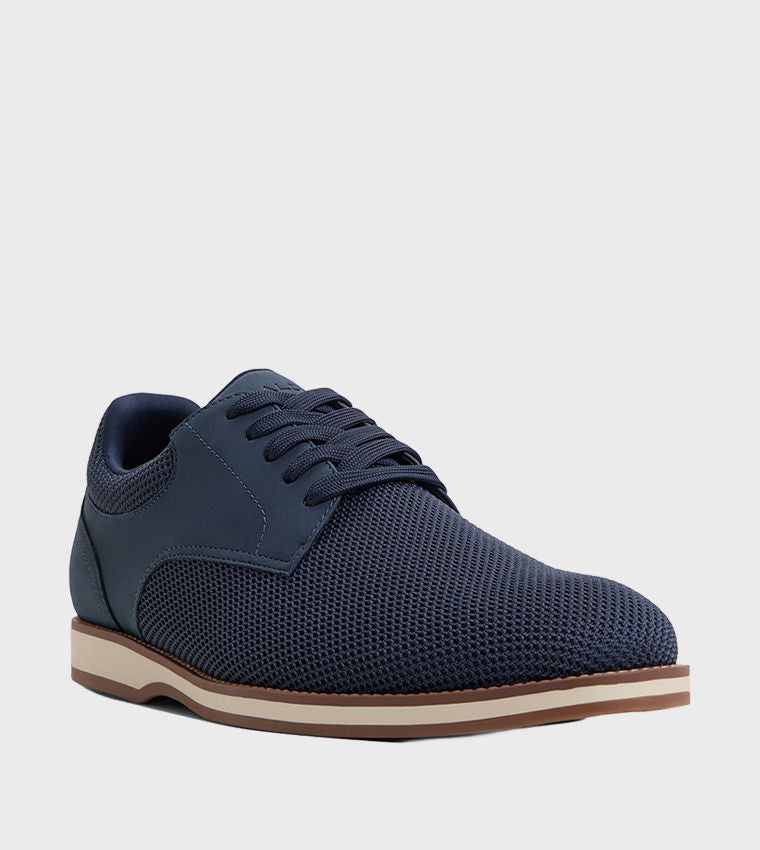 Aldo CCORBY Textured Round Toe Low‑Top Shoes Navy