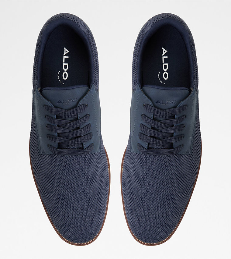 Aldo CCORBY Textured Round Toe Low‑Top Shoes Navy