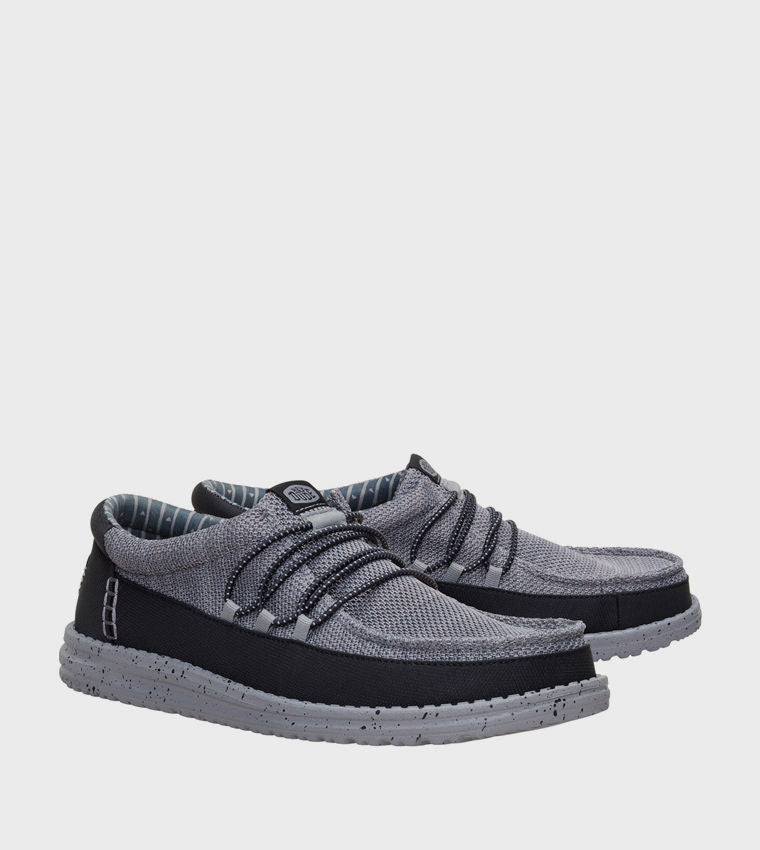 HEY DUDE Men Casual WALLY Guard Stretch Sox Slip-On Shoes