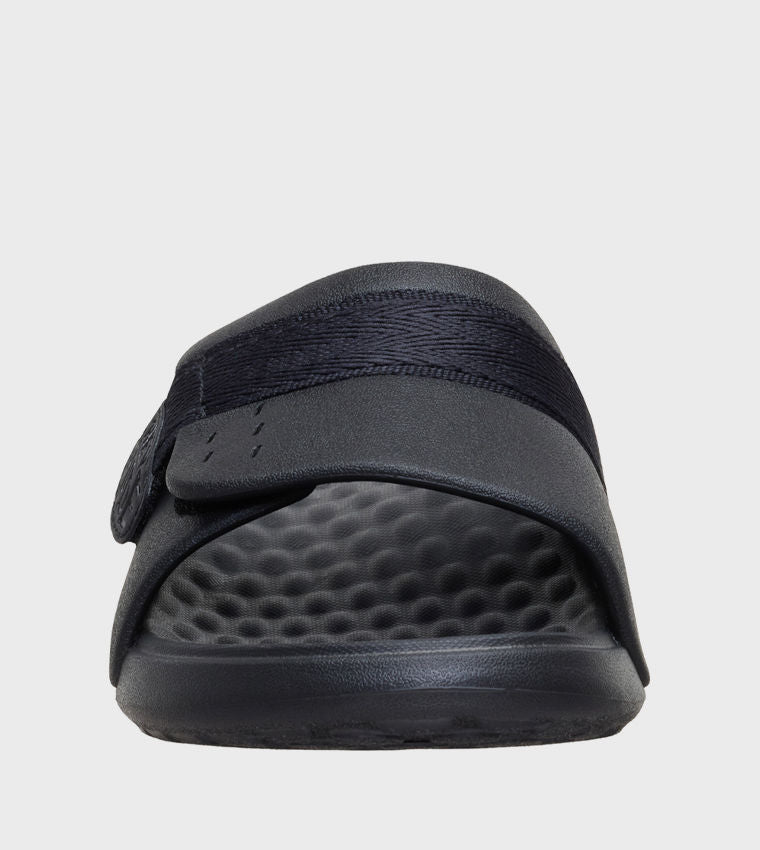 HEY DUDE Men Casual WAVE ALT Open Toe Slides Black 45261_097