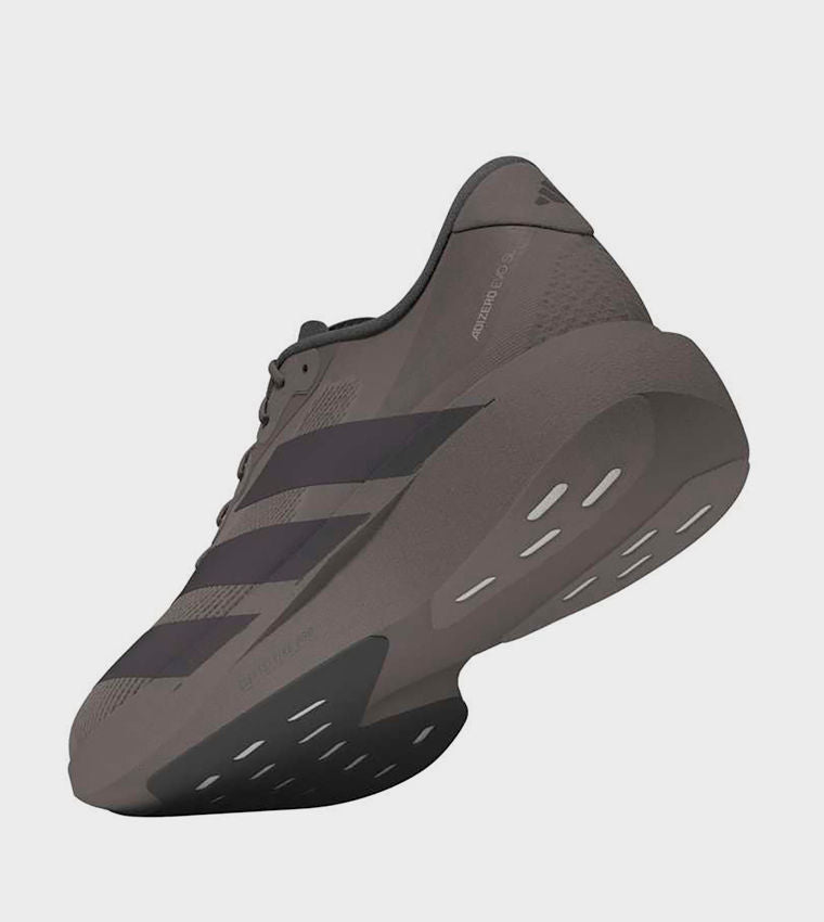 Adidas Adizero Evo SL Stripe Detail Running Shoes Brown