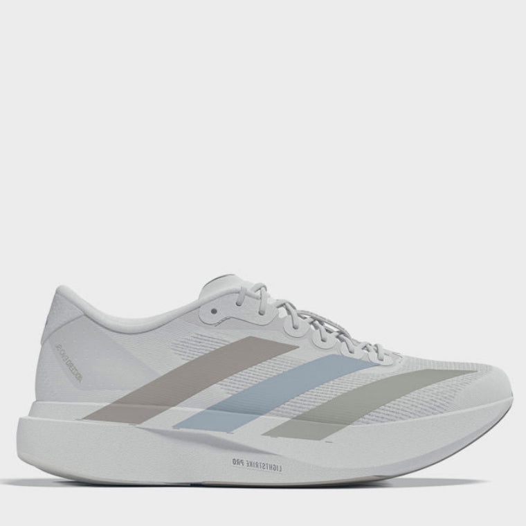AdidasAdizero Evo SL Stripe Detail Running Shoes White