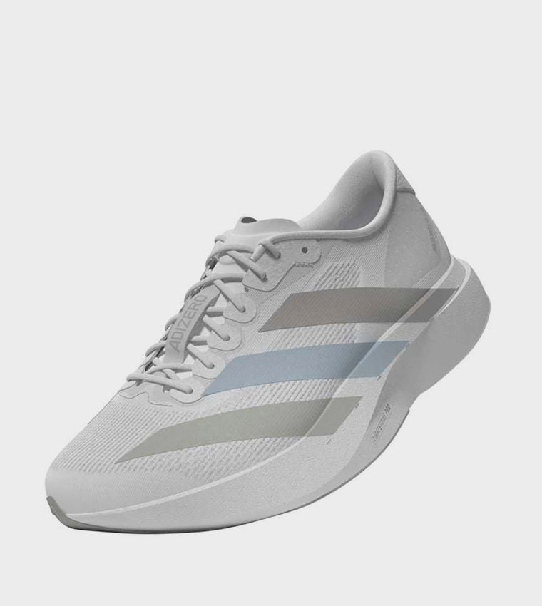AdidasAdizero Evo SL Stripe Detail Running Shoes White