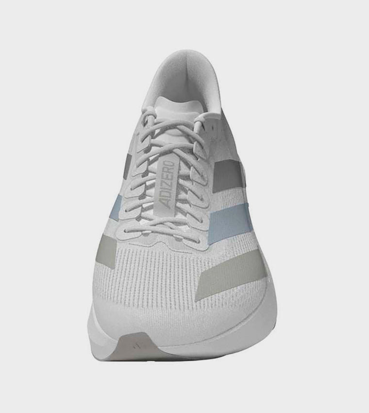 AdidasAdizero Evo SL Stripe Detail Running Shoes White