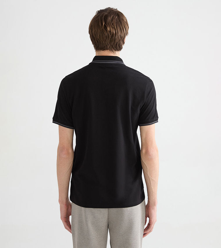 Short Sleeves Pique Polo T-Shirt