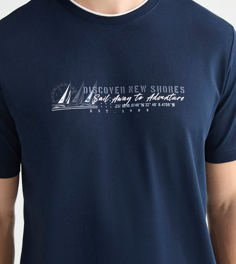 LC Waikiki Printed Short Sleeves Casual T-Shirt