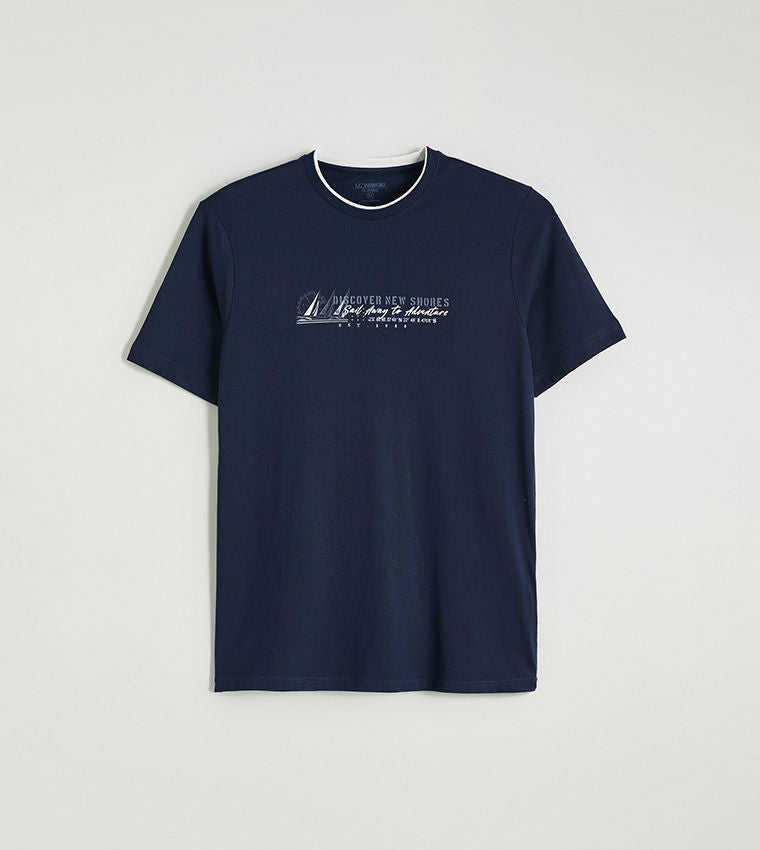 LC Waikiki Printed Short Sleeves Casual T-Shirt