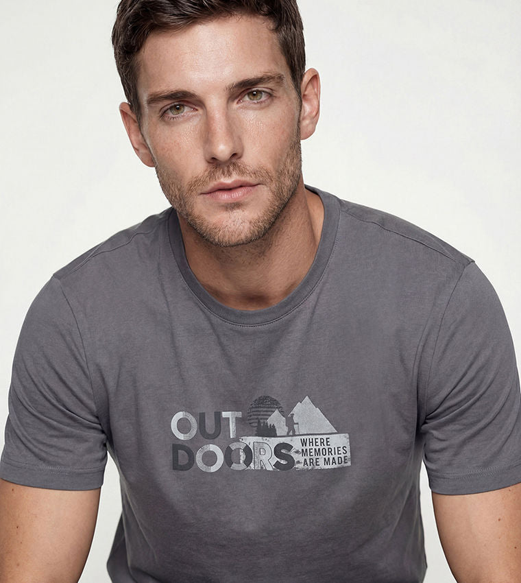 LC Waikiki Printed Short Sleeves Casual T-Shirt