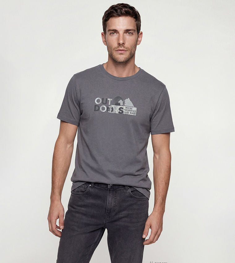 LC Waikiki Printed Short Sleeves Casual T-Shirt