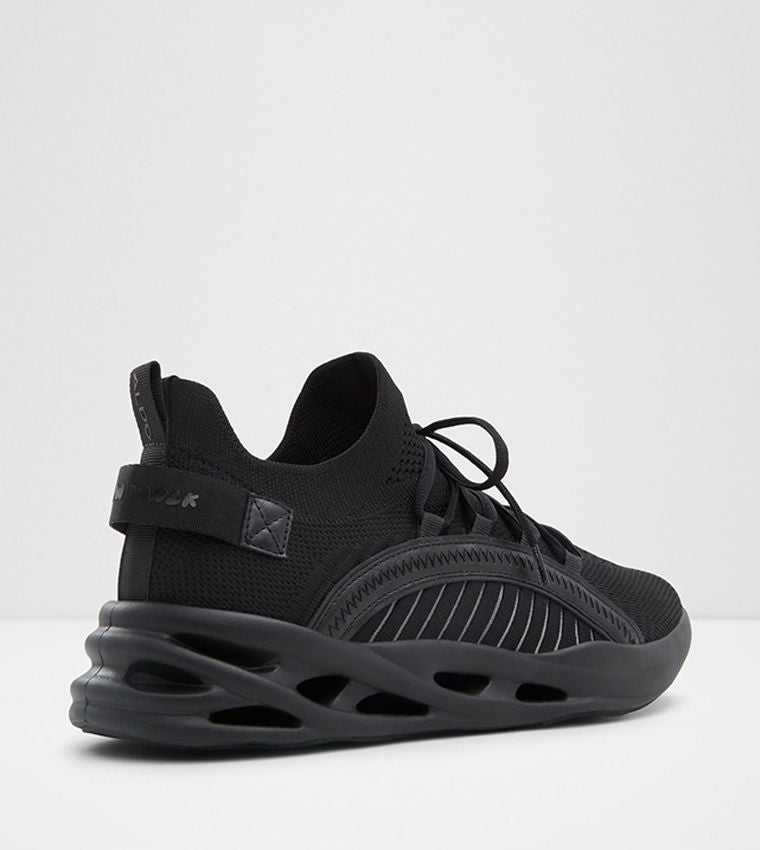Aldo MOTIONX Lace Up Sneakers Black Low Top
