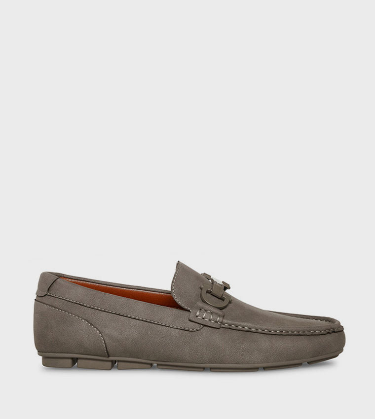 Steve Madden Men Casual M-SNAPPZ Metal Accent Loafers
